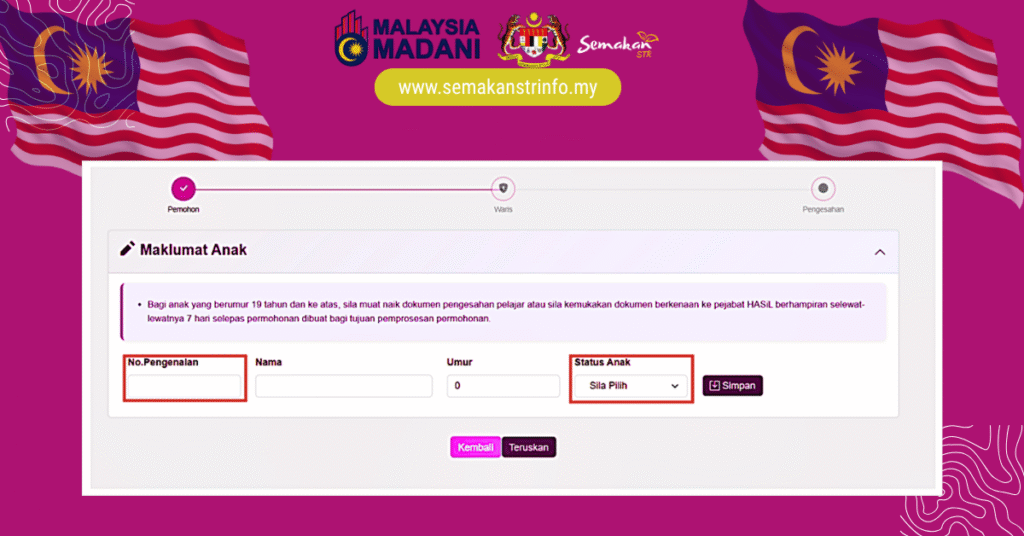 Maklumat Pasangan