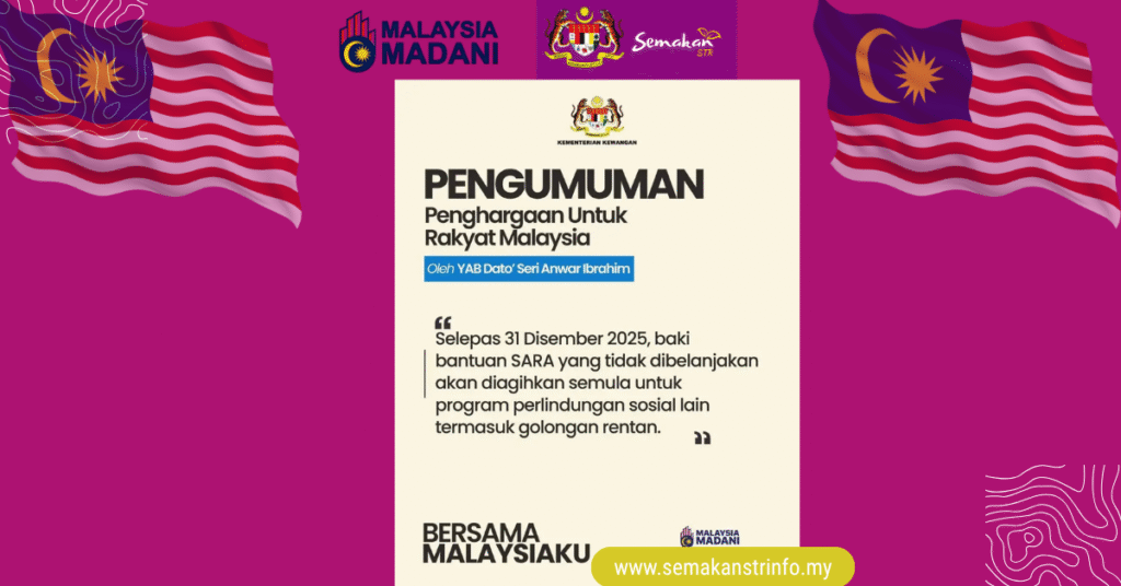 BILA TARIKH BAYARAN SARA ONE OFF