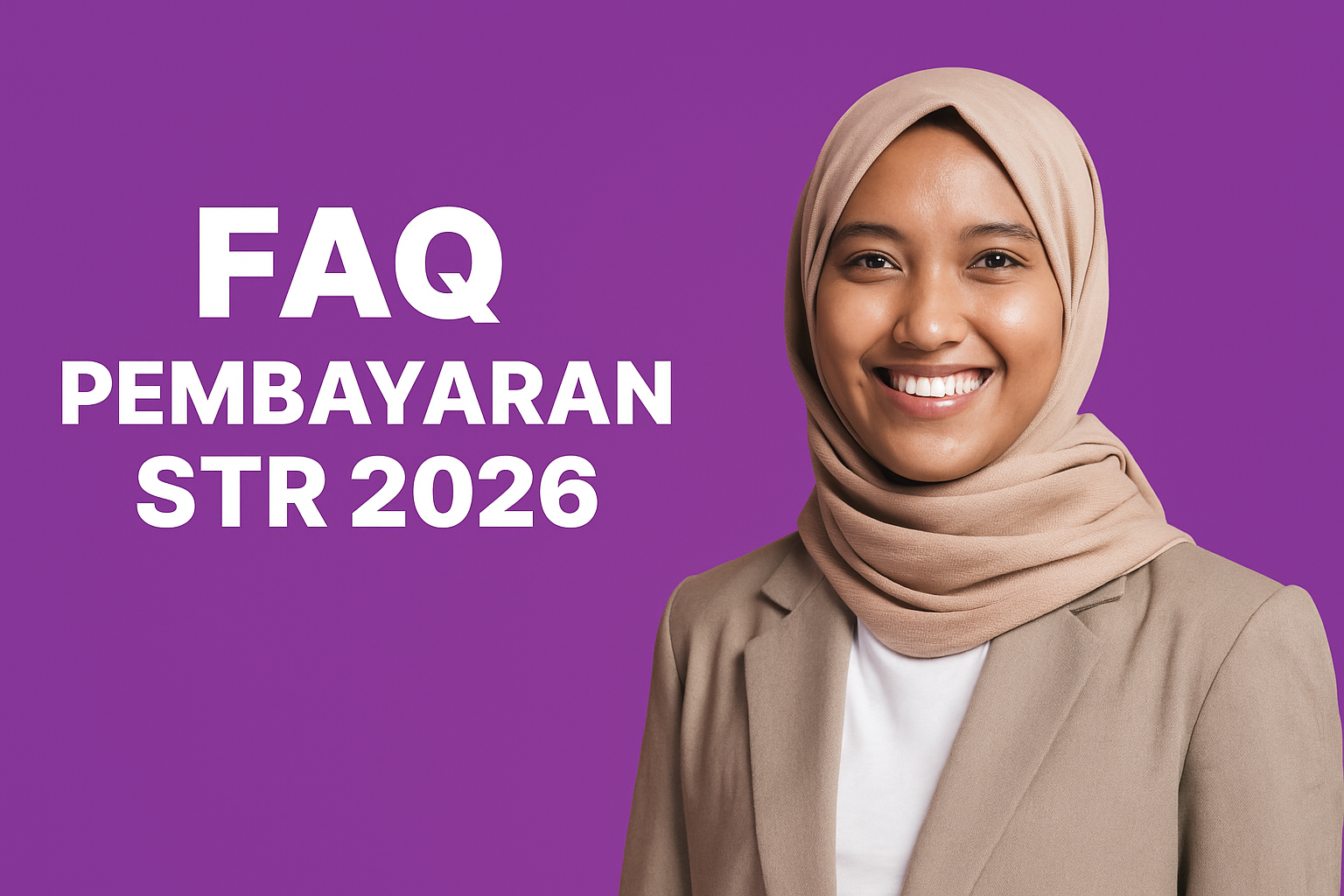FAQ PEMBAYARAN STR 2026