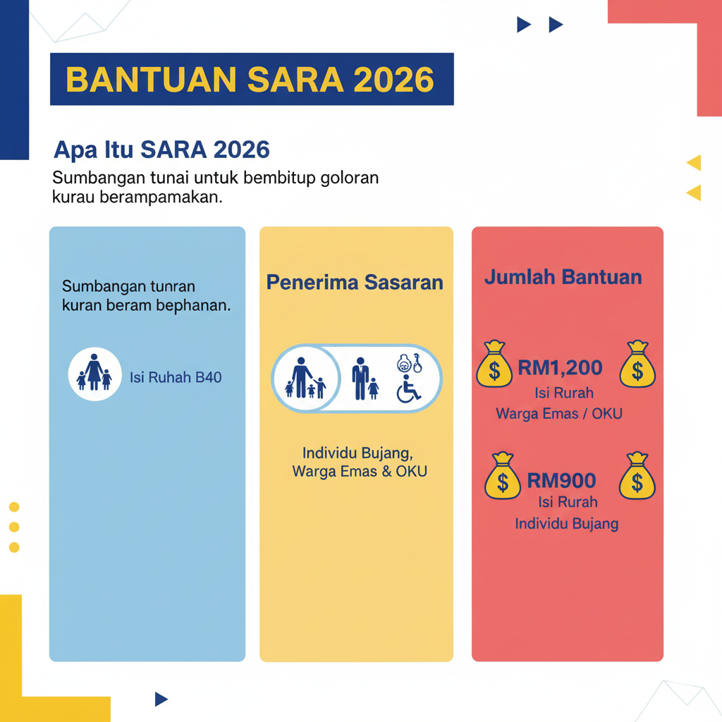 Semakan SARA 2026: Cara Semak Bantuan & Tarikh Bayaran Terkini 2 Gambaran Keseluruhan SARA 2026