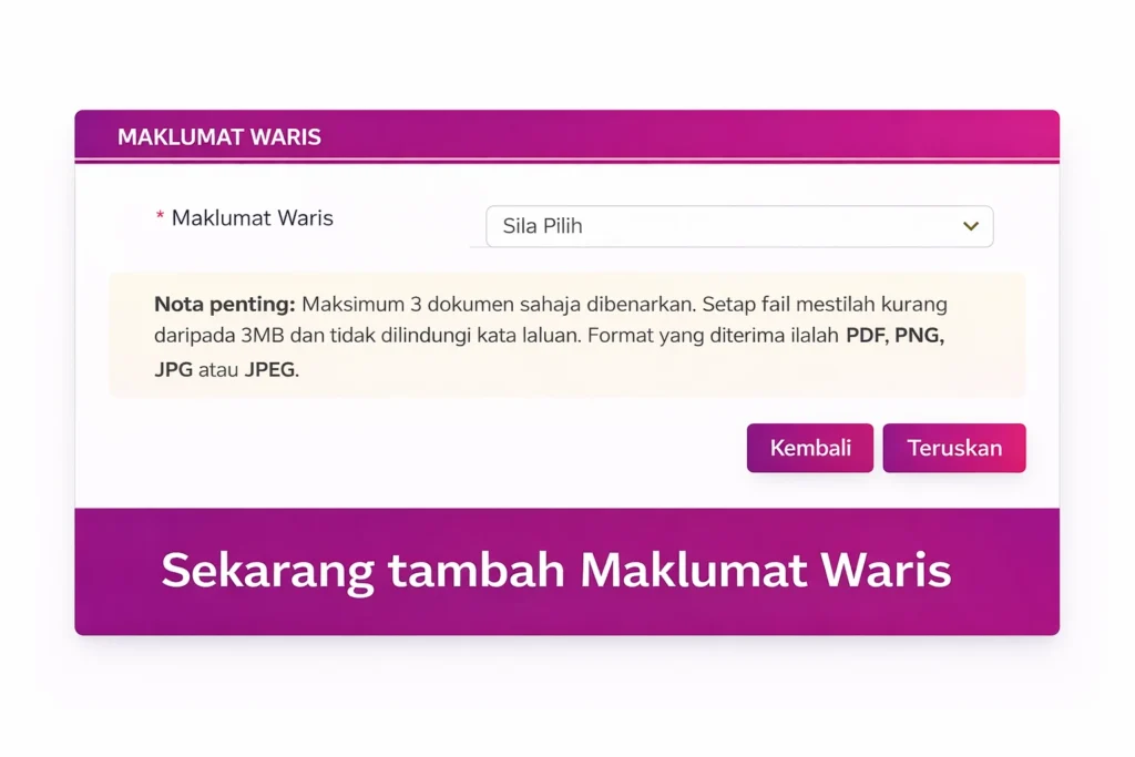 Semakan STR 2026: Cek STR Kelayakan & Jadual Pembayaran Terkini 7 maklumat waris